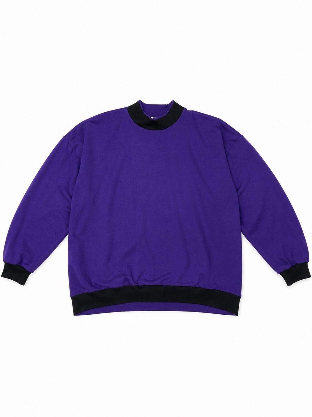 Vintage Mike & Me Purple Black Sweatshirt Women’s Medium Made in USA